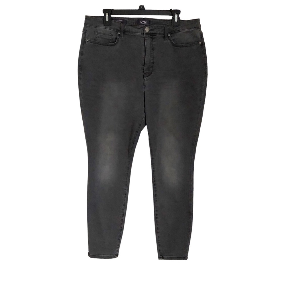 NYDJ Gray Ami Skinny Leggings, Size 14 P